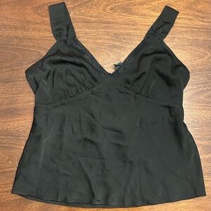 Wild Fable Black Baby Doll Lace Tank Top
